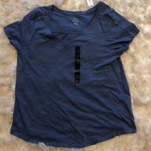 Banana Republic New NWT Malibu Blue t shirt XL